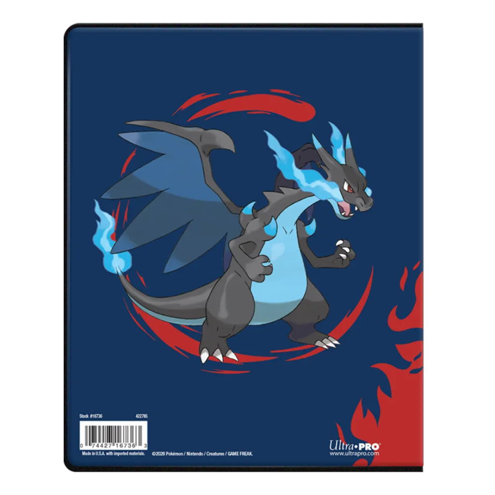 Ultra PRO Pokémon Mega Charizard X & Mega Charizard Y  | 4-Pocket Sammelalbum